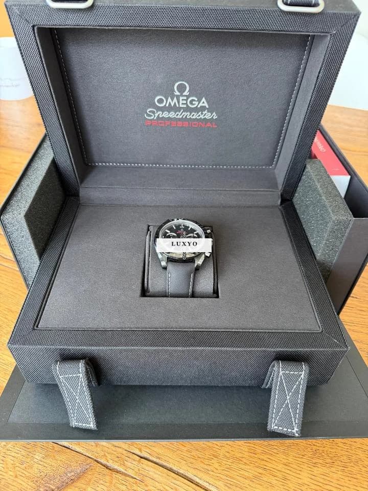 Omega Dark Side Of The Moon Speedmaster Full set , Neu - Thumbnail 2