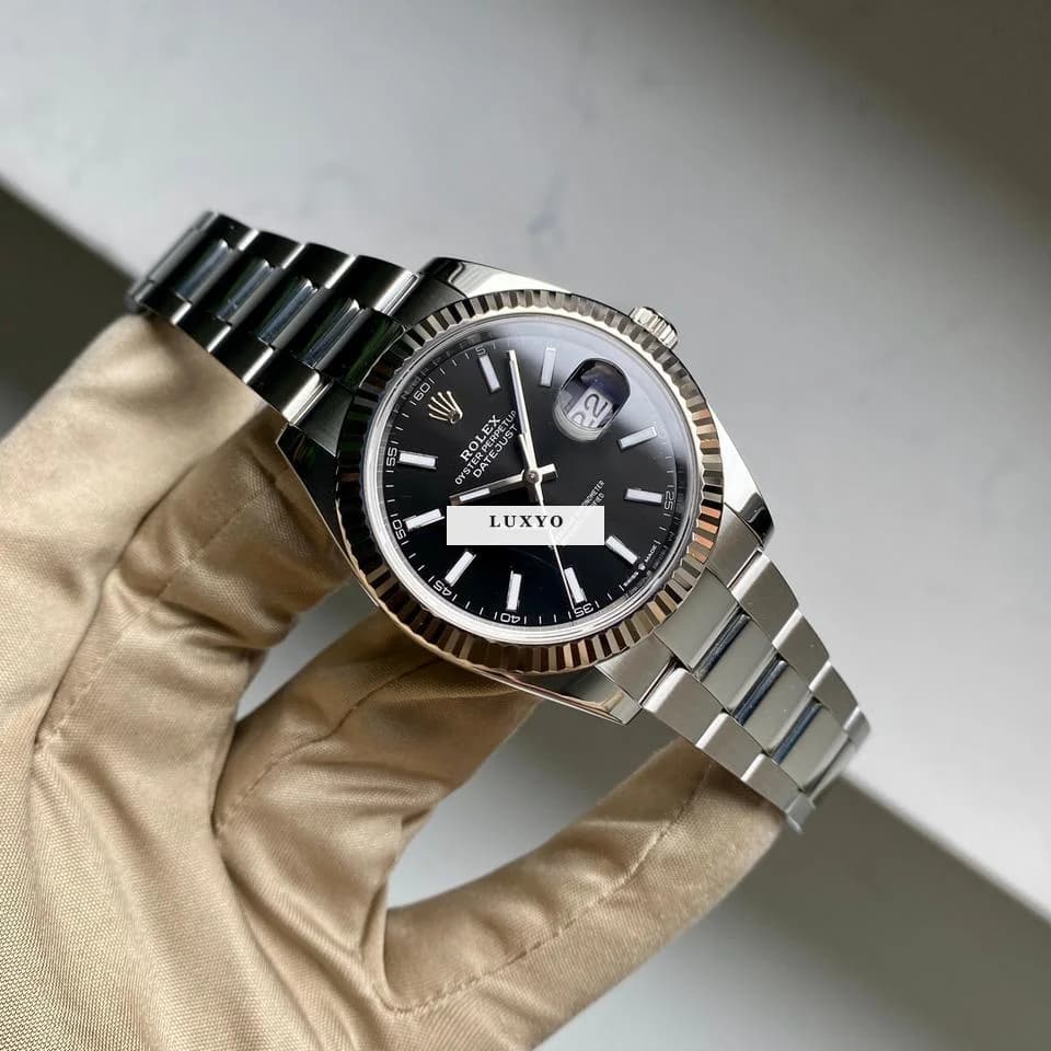 Rolex Datejust 41 | 126334 | Box & Papers | Black Dial | Oyster Bracelet - Thumbnail 4