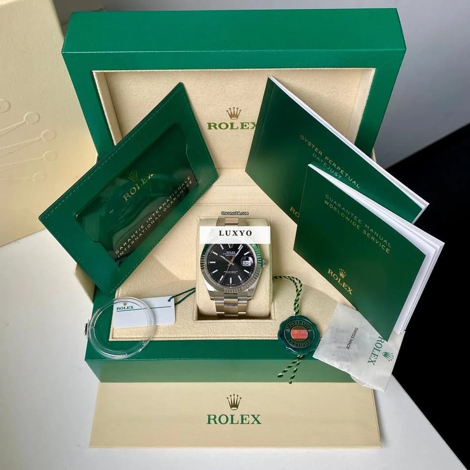 Rolex Datejust 41 | 126334 | Box & Papers | Black Dial | Oyster Bracelet - Thumbnail 6