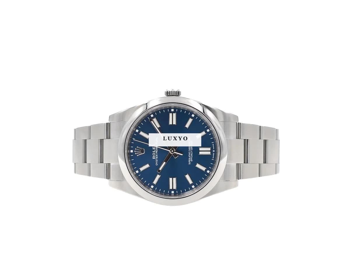 Rolex Oyster Perpetual 41 Blue Dial I 41mm I Box & Papers - Thumbnail 2