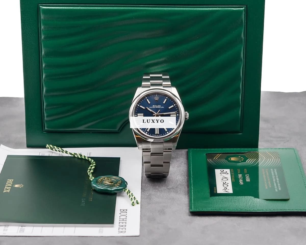 Rolex Oyster Perpetual 41 Blue Dial I 41mm I Box & Papers - Thumbnail 12