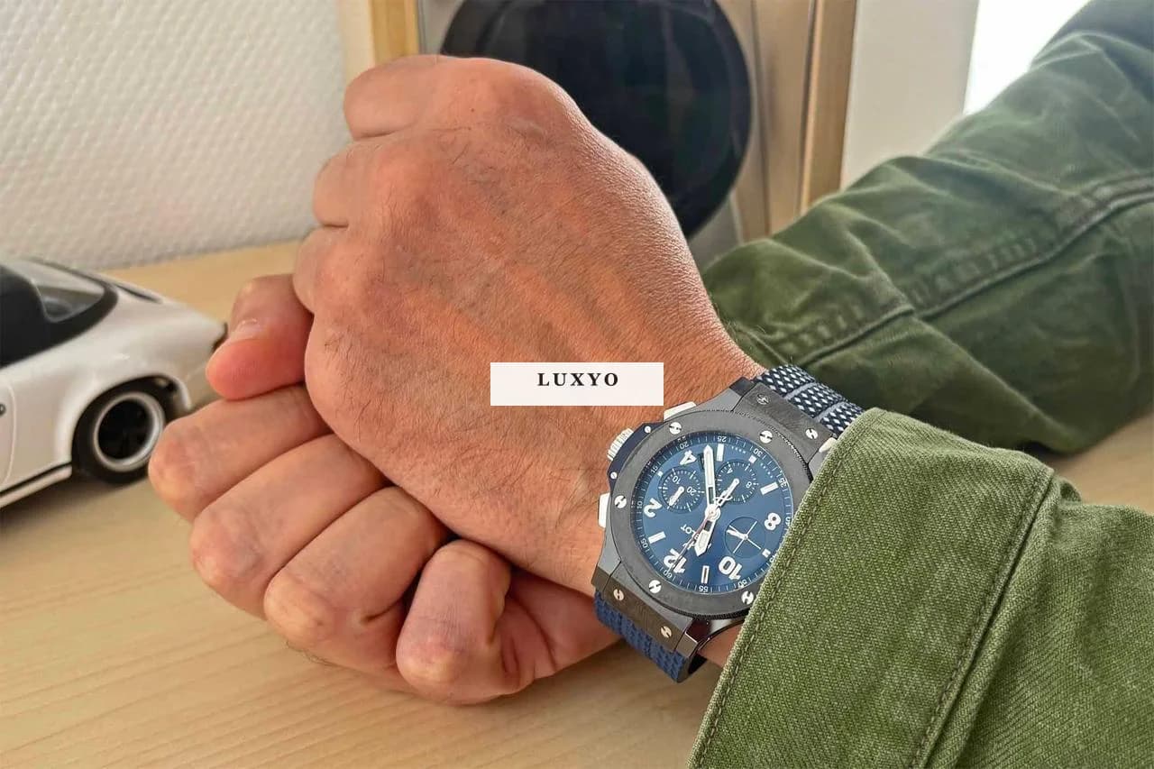 Hublot Big Bang 44 mm Original Blue 301.CM.710.RX perfektes Fullset aus 2023 - Thumbnail 2