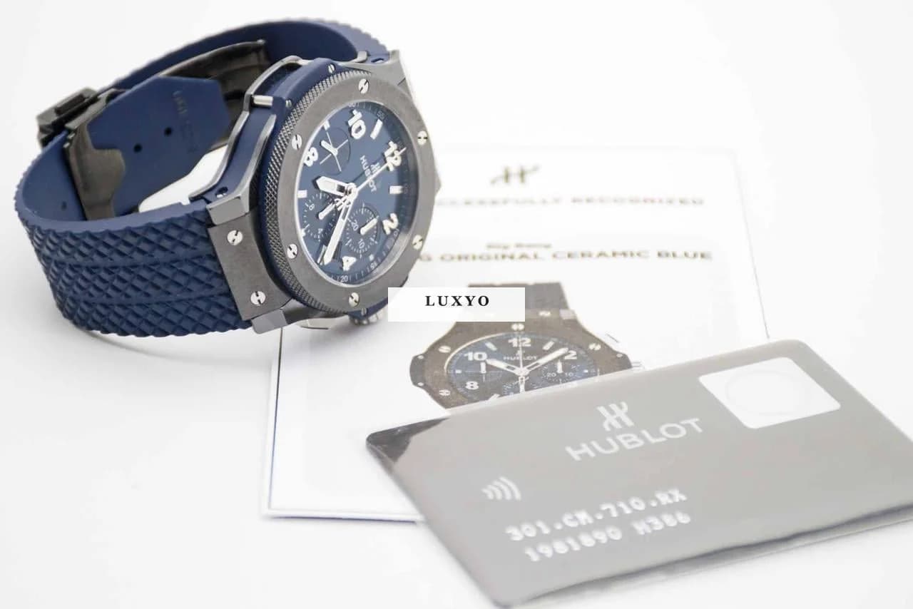 Hublot Big Bang 44 mm Original Blue 301.CM.710.RX perfektes Fullset aus 2023 - Thumbnail 11