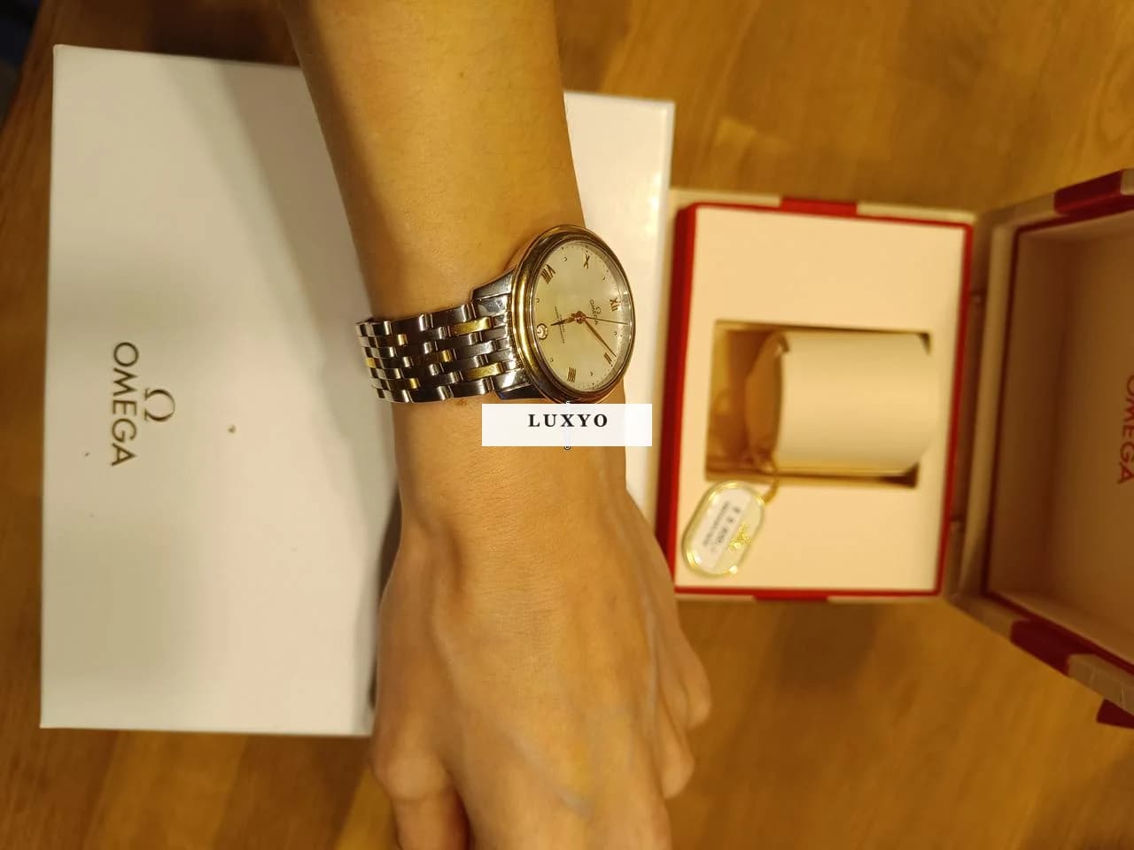 Omega De Ville Prestige Co-axial Master Chronometer Omega De Ville Prestige 34 gold 2024 perlmutt 43420342005002 - Thumbnail 4