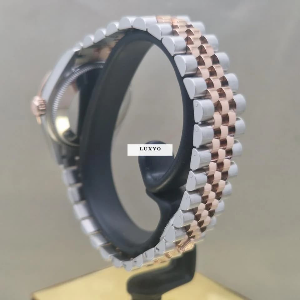 Rolex Datejust 31 Pink Gold - Diamond Dial - Thumbnail 4