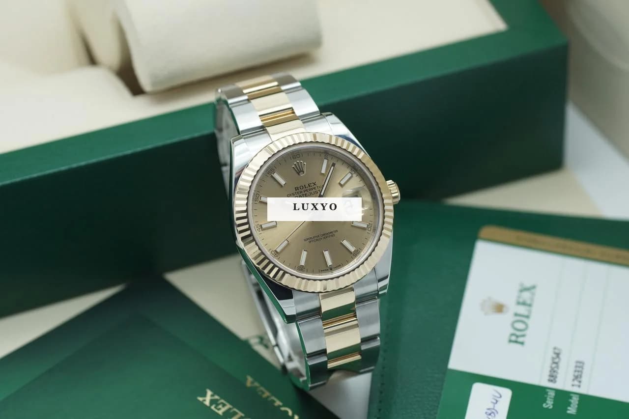 Rolex Datejust 41 126333 Full Set 2020 Champagner Stahl/Gold - Image 1