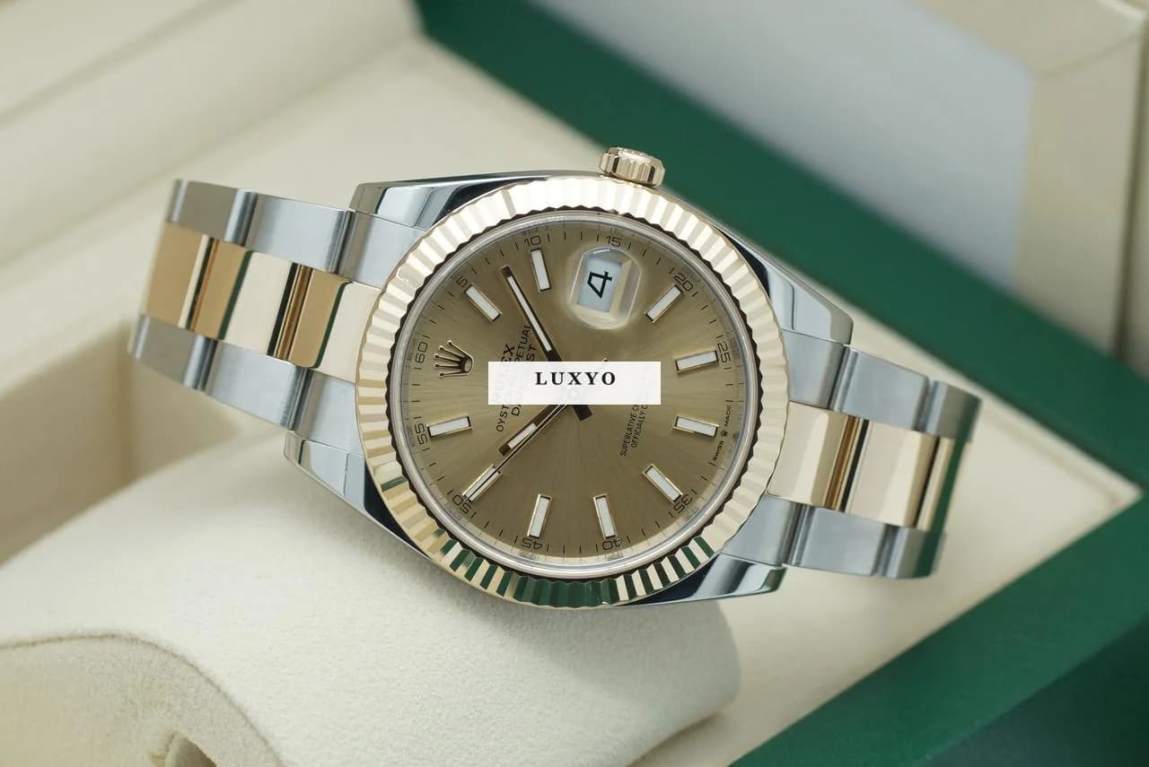 Rolex Datejust 41 126333 Full Set 2020 Champagner Stahl/Gold - Thumbnail 2