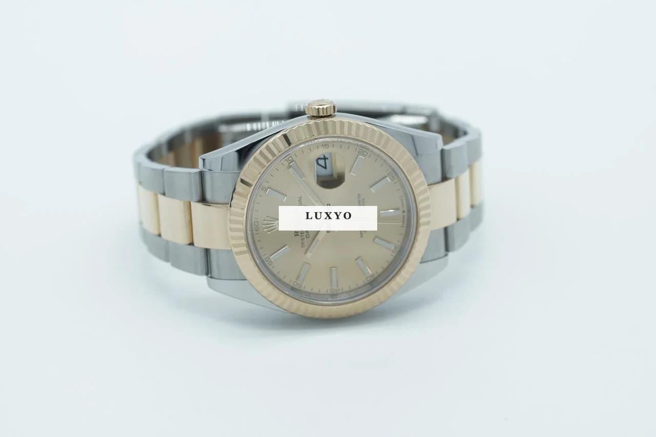 Rolex Datejust 41 126333 Full Set 2020 Champagner Stahl/Gold - Thumbnail 15