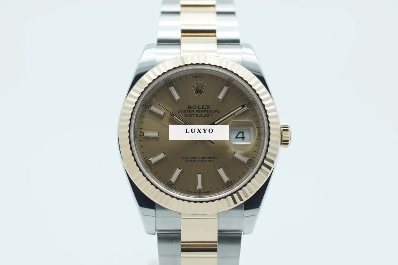 Rolex Datejust 41 126333 Full Set 2020 Champagner Stahl/Gold - Thumbnail 3