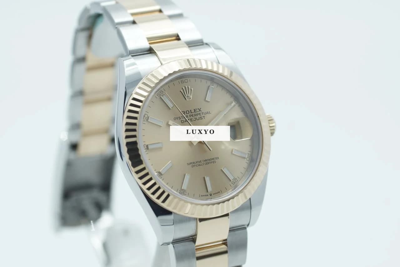 Rolex Datejust 41 126333 Full Set 2020 Champagner Stahl/Gold - Thumbnail 4