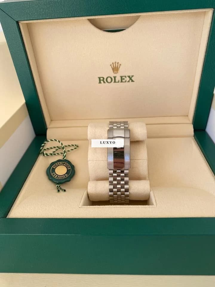 Rolex Datejust 36 Rolex Datejust 36 Blau Jubilee Weißgold 126234 Full Set 2021 - Thumbnail 4