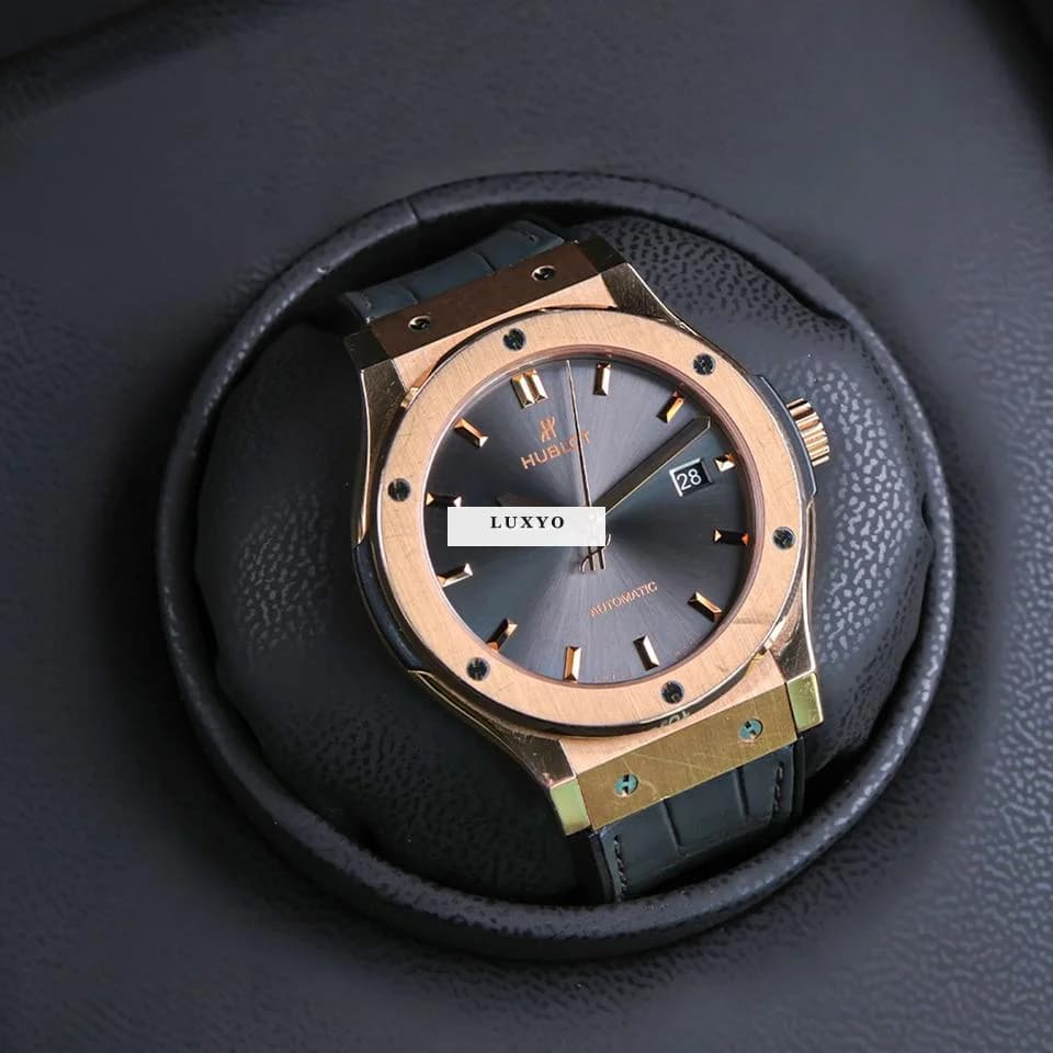 Hublot Classic Fusion Grey Automatic Rose Gold / 2020 / Full Set / Perfect condition - Thumbnail 4