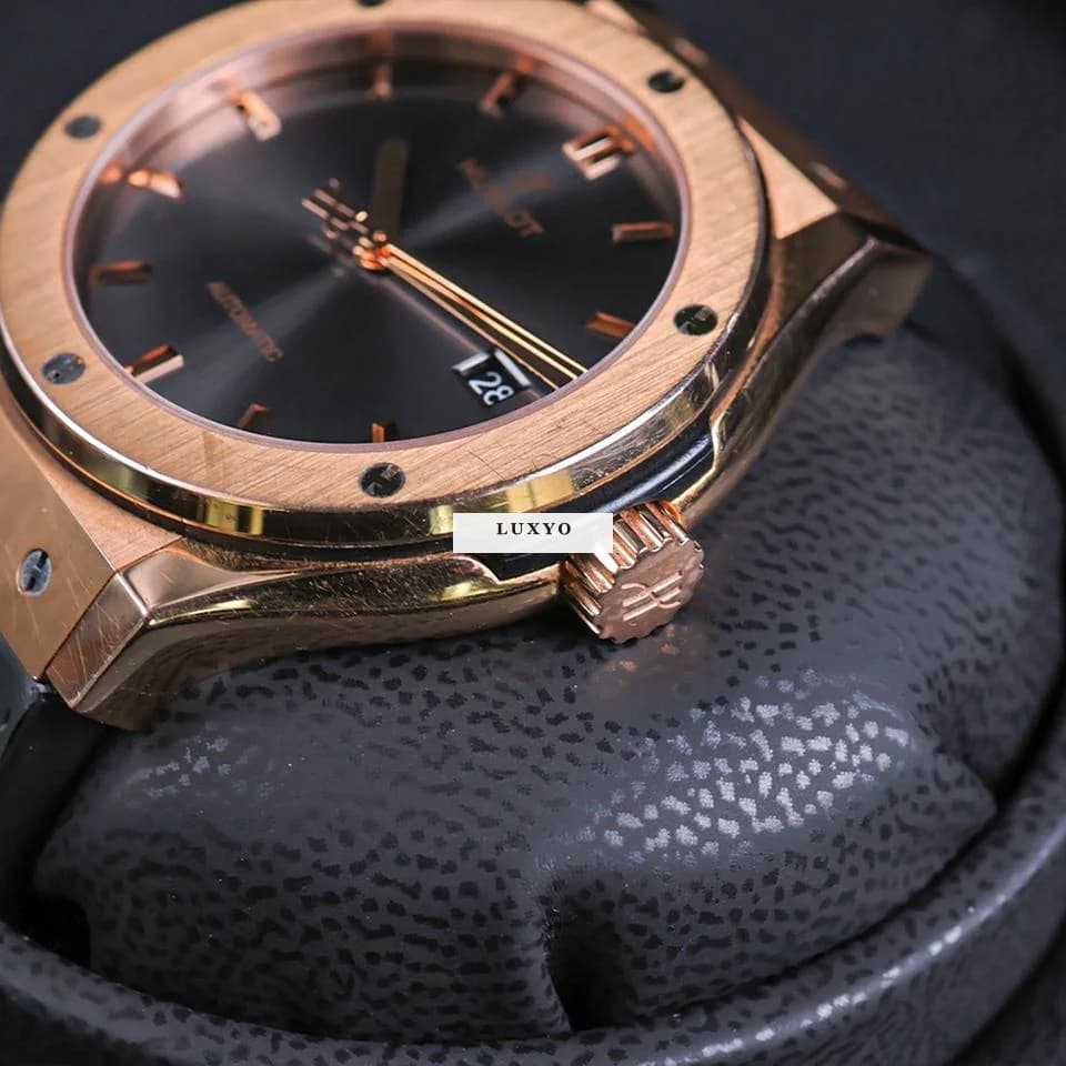 Hublot Classic Fusion Grey Automatic Rose Gold / 2020 / Full Set / Perfect condition - Thumbnail 8