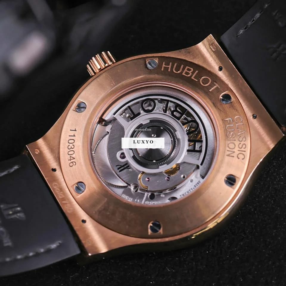 Hublot Classic Fusion Grey Automatic Rose Gold / 2020 / Full Set / Perfect condition - Thumbnail 9