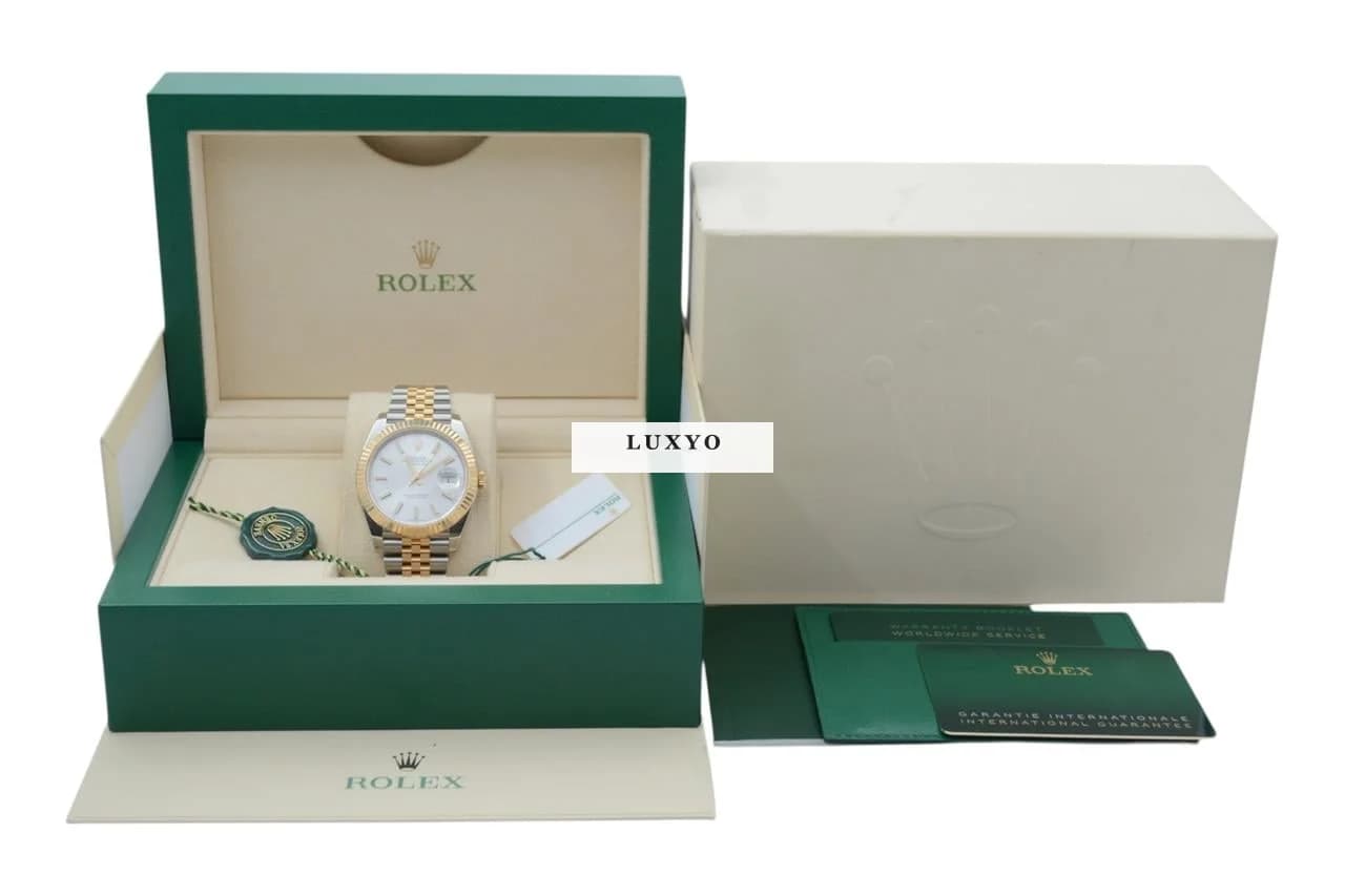 Rolex Datejust Ref: 126333-0002 41 Automatic Two Tone Silver Dial Jubilee Box+Papers 2024 - Thumbnail 2