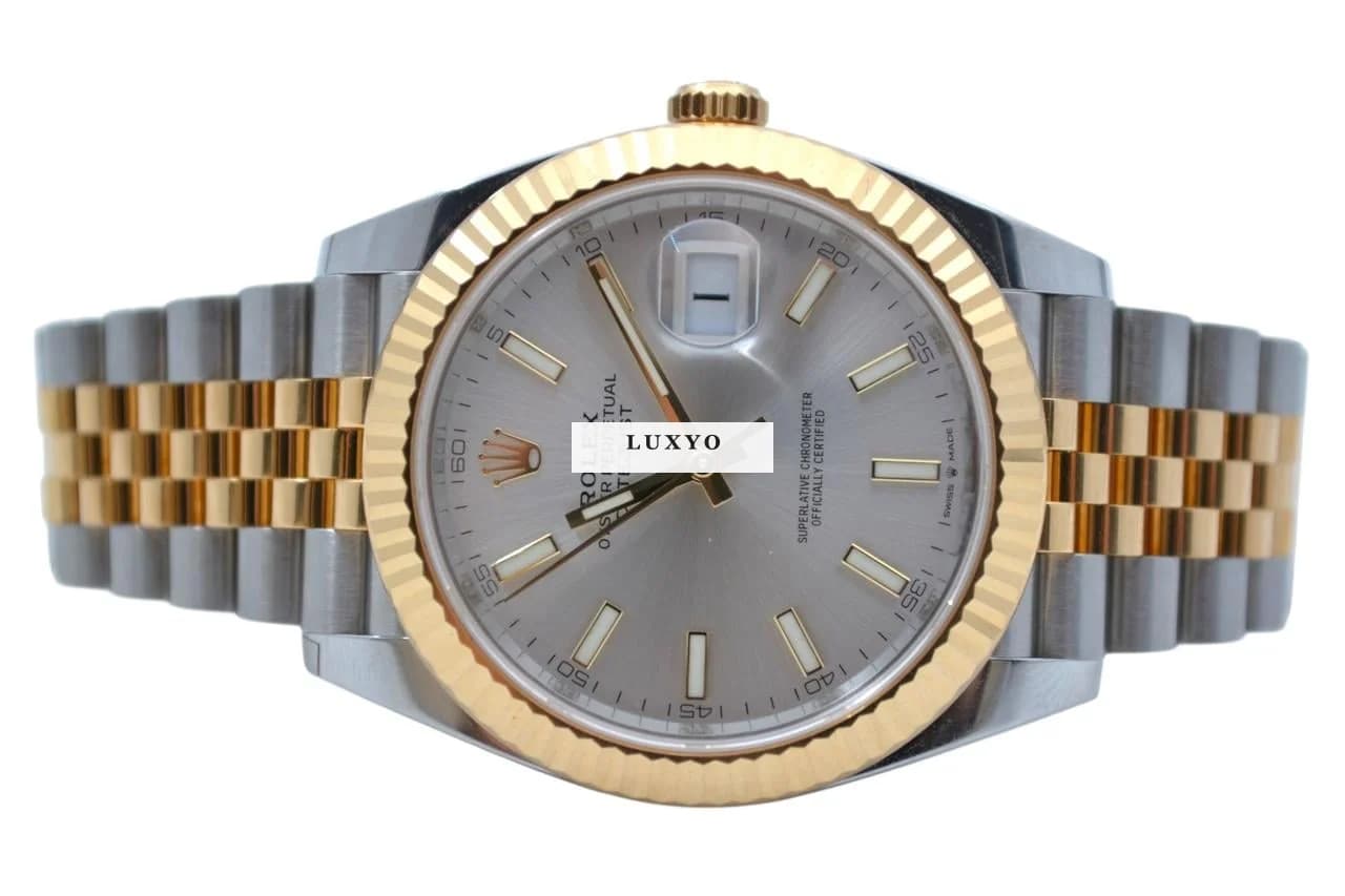 Rolex Datejust Ref: 126333-0002 41 Automatic Two Tone Silver Dial Jubilee Box+Papers 2024 - Thumbnail 5