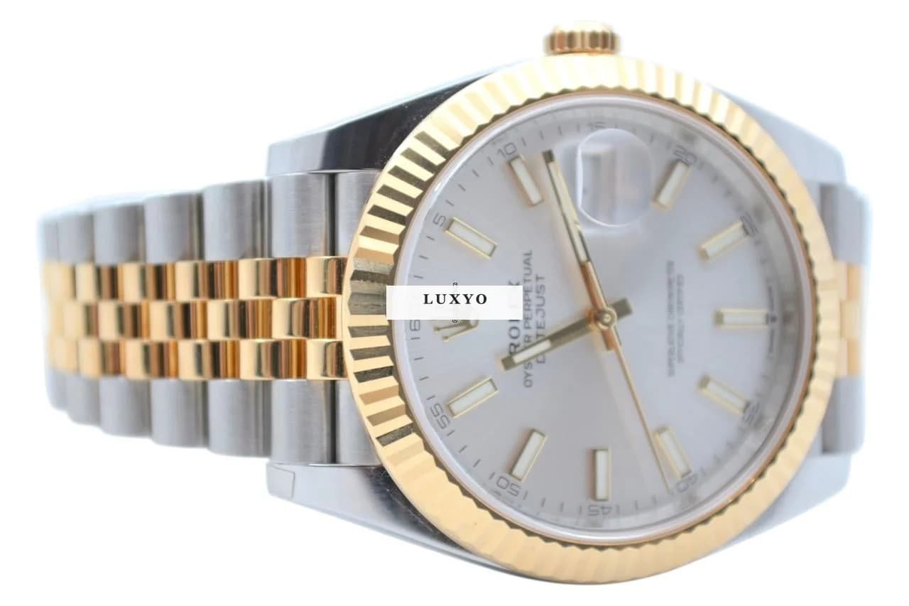 Rolex Datejust Ref: 126333-0002 41 Automatic Two Tone Silver Dial Jubilee Box+Papers 2024 - Thumbnail 10