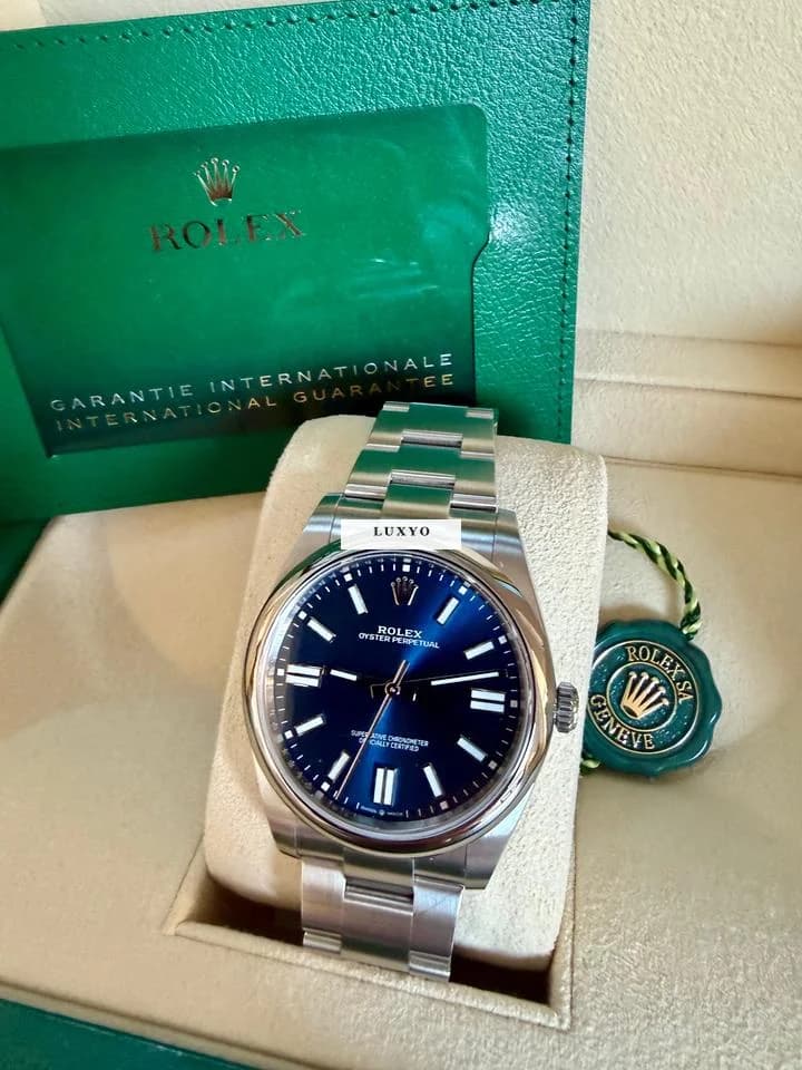Rolex Oyster Perpetual 41 Full set - Excellent état - Thumbnail 11