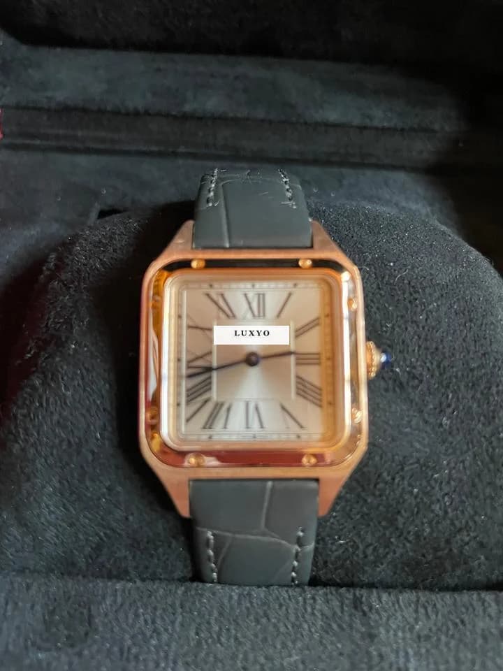 Cartier Dumont 18k Pink Gold Diamond Ladies Quartz Watch Full set  2021 W5200002  with an 8-year extended warranty - Image 1