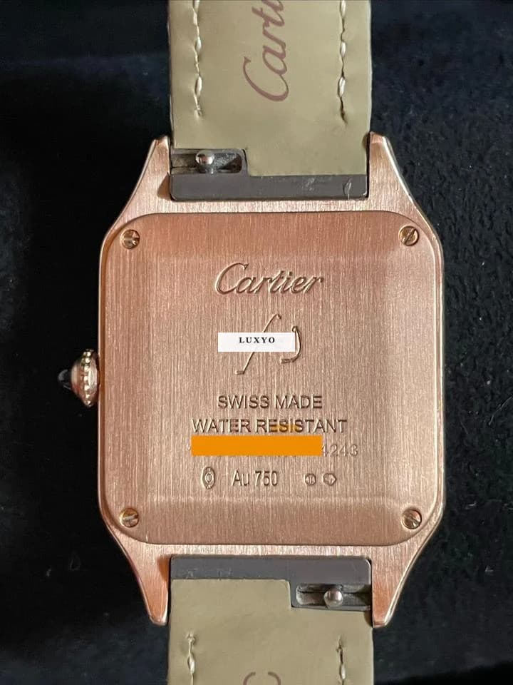 Cartier Dumont 18k Pink Gold Diamond Ladies Quartz Watch Full set  2021 W5200002  with an 8-year extended warranty - Thumbnail 6