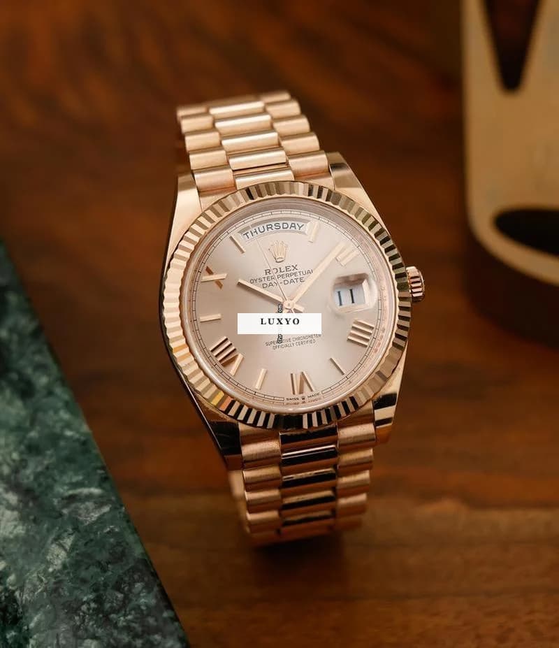 Rolex Everose-gold Day-Date 40, 06/2020 228235 - Thumbnail 3