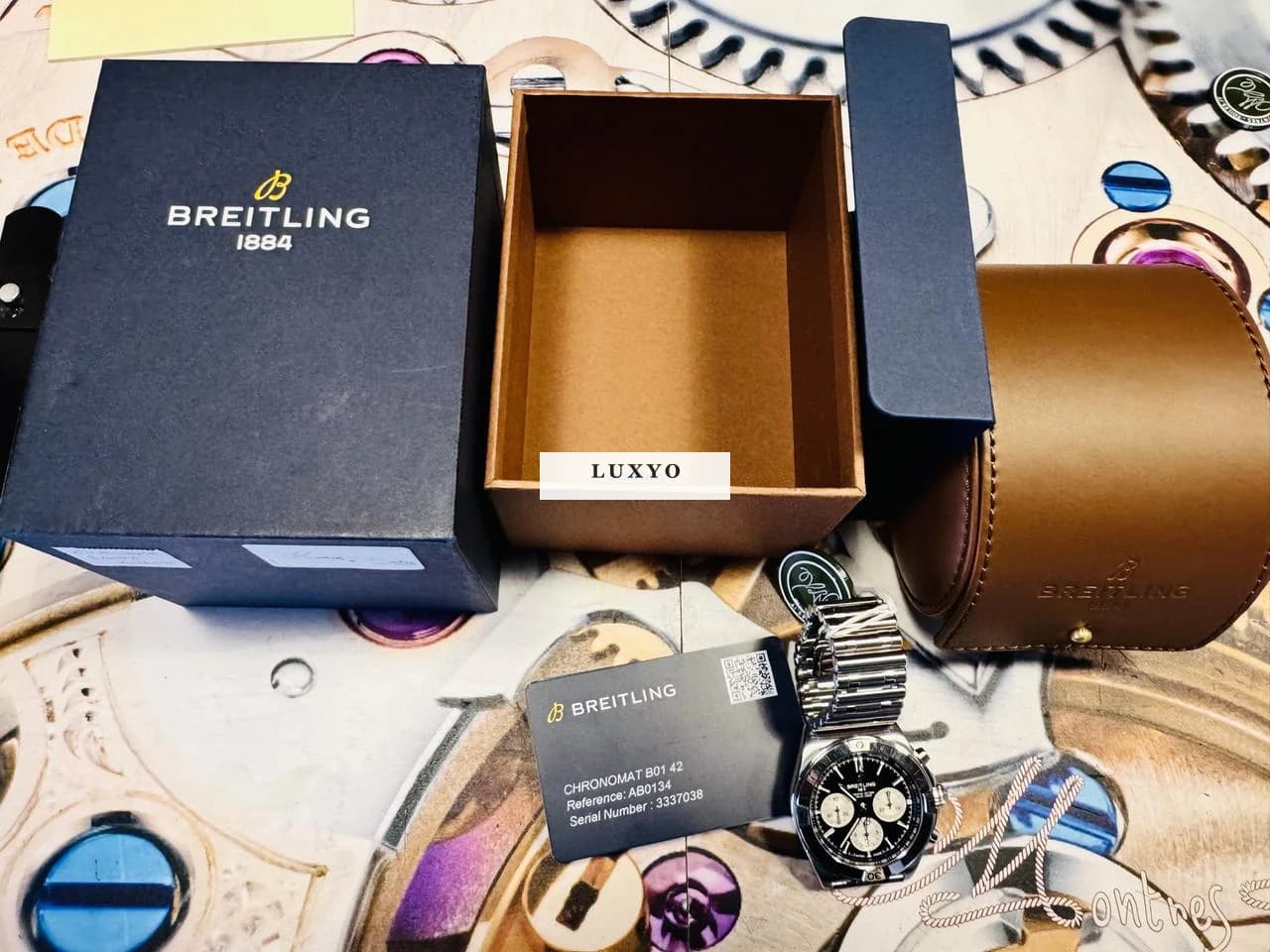 Breitling Chronomat B01 42 Full set like new - Thumbnail 12