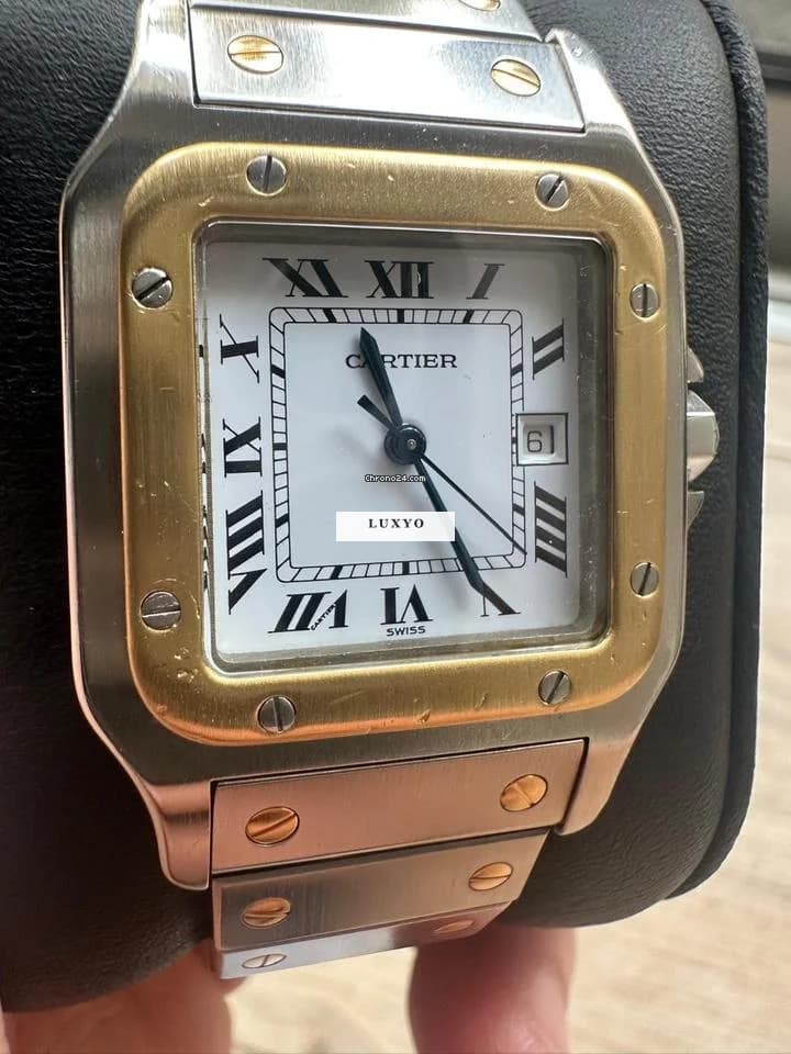 Cartier Santos Carree CARTIER SANTOS CAREE 2961 SWISS ONLY - Thumbnail 3