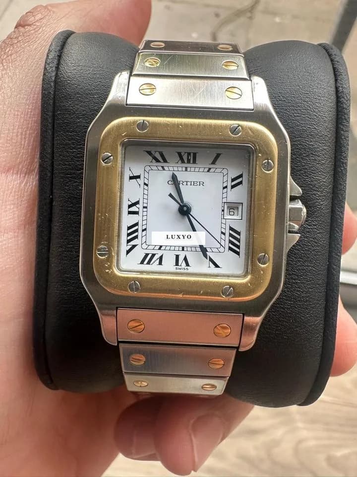 Cartier Santos Carree CARTIER SANTOS CAREE 2961 SWISS ONLY - Thumbnail 4