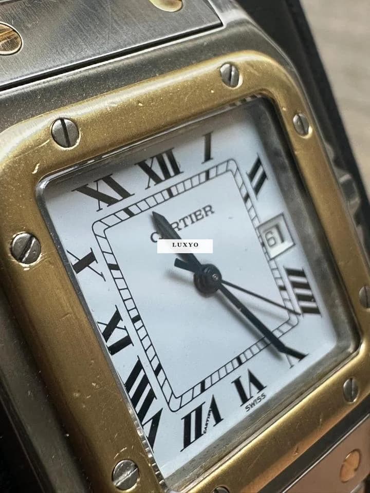 Cartier Santos Carree CARTIER SANTOS CAREE 2961 SWISS ONLY - Thumbnail 6