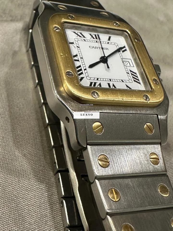 Cartier Santos Carree CARTIER SANTOS CAREE 2961 SWISS ONLY - Thumbnail 10