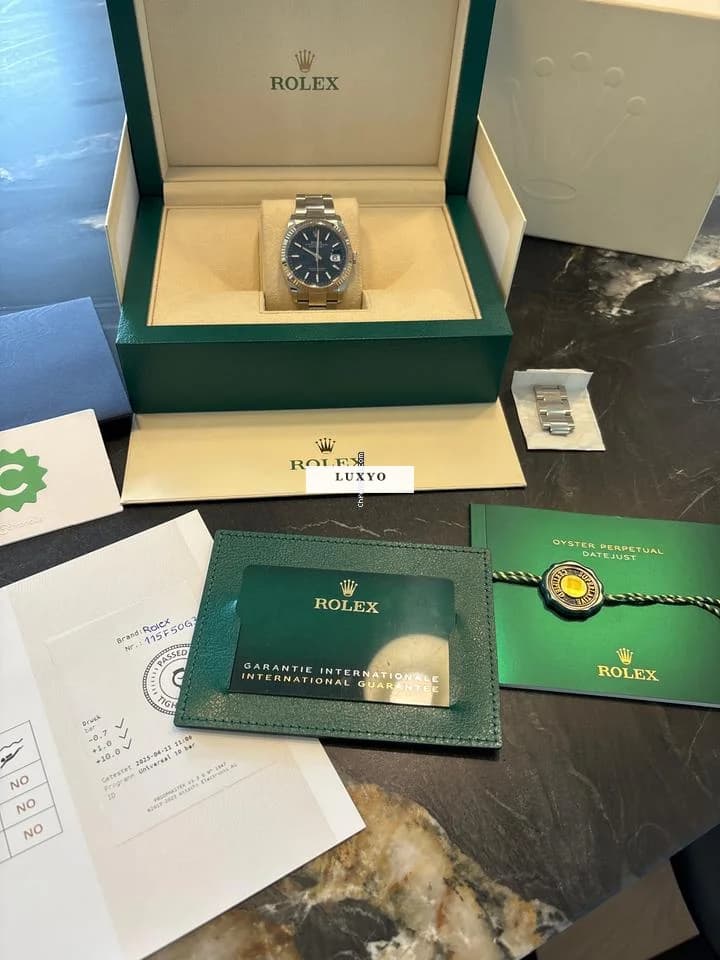 Rolex Datejust 36 Full set, great condition, Chrono24 verified - Thumbnail 6