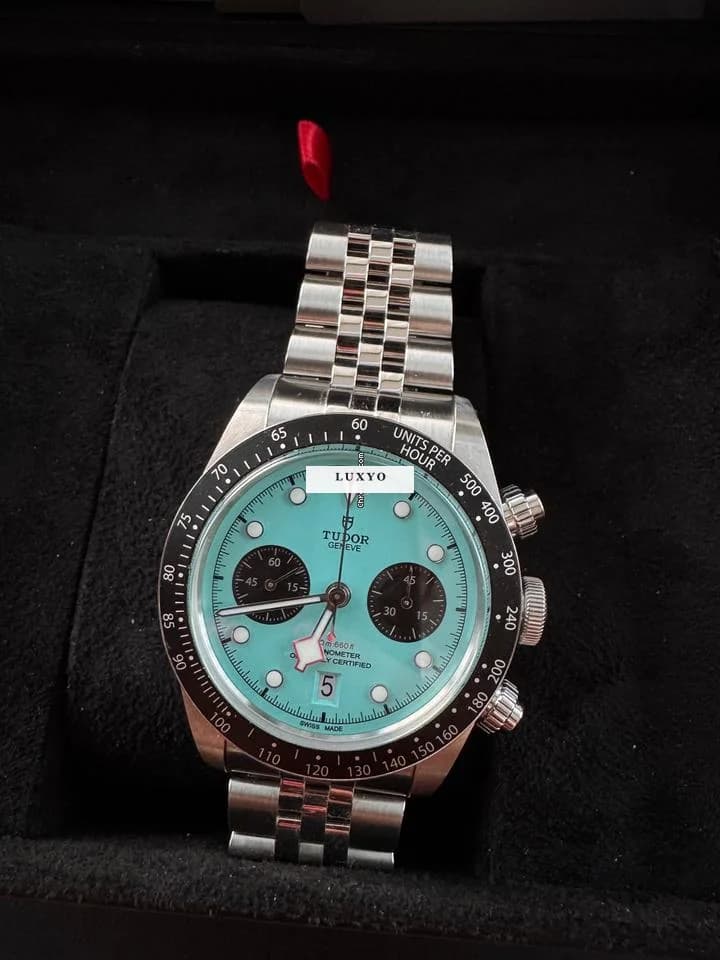 Tudor Black Bay Chrono Flamingo Blue 2025 NEUE , Full set - Image 1
