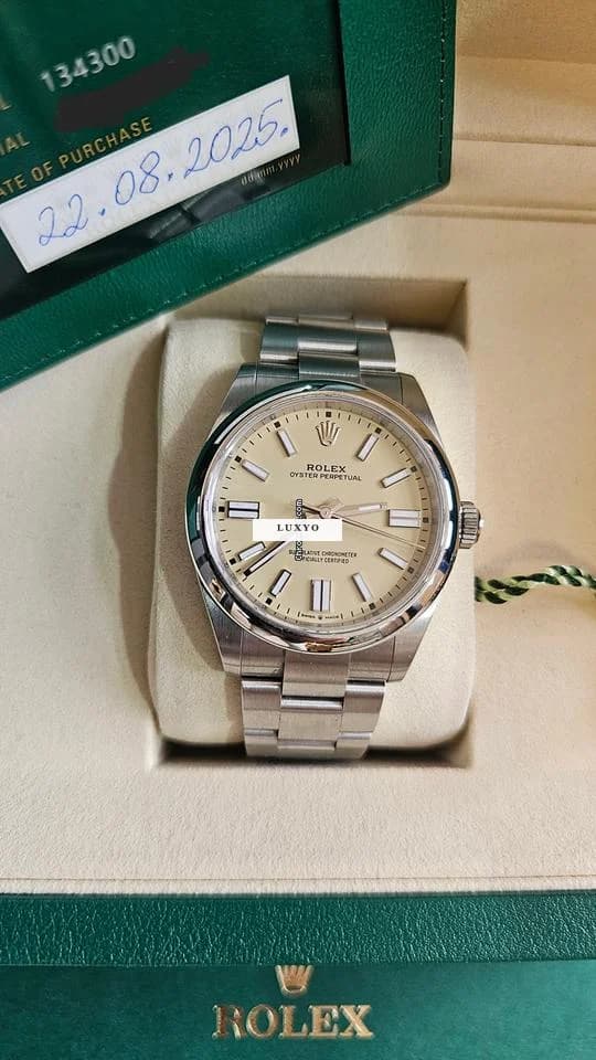 Rolex Oyster Perpetual 41 Full set, 2025. - Image 1