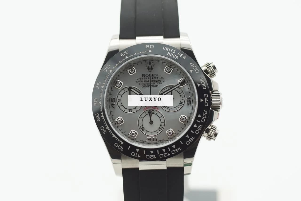 Rolex Daytona MOP Diamond Full Set 2021 Mother of Pearl Kautschuk - Thumbnail 4