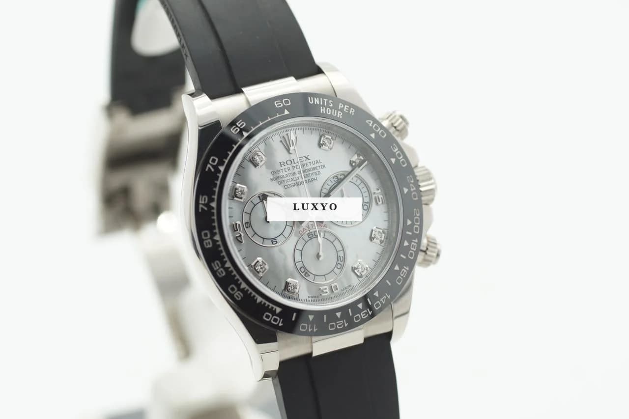 Rolex Daytona MOP Diamond Full Set 2021 Mother of Pearl Kautschuk - Thumbnail 5