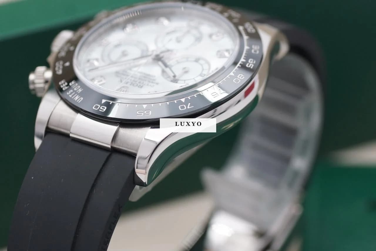 Rolex Daytona MOP Diamond Full Set 2021 Mother of Pearl Kautschuk - Thumbnail 8