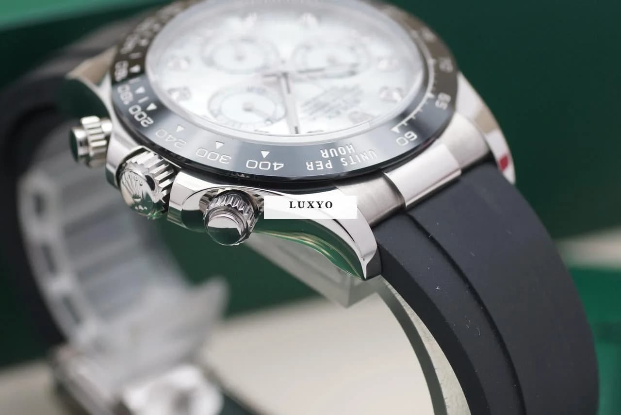 Rolex Daytona MOP Diamond Full Set 2021 Mother of Pearl Kautschuk - Thumbnail 9