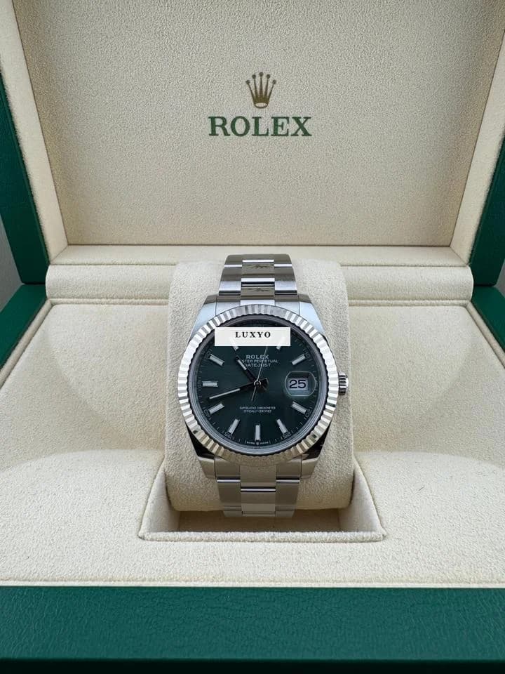 Rolex Datejust 41 "Mint Green" - Ref. 126334 - FULLSET - 2023 - Thumbnail 2