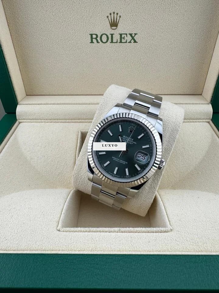 Rolex Datejust 41 "Mint Green" - Ref. 126334 - FULLSET - 2023 - Thumbnail 4