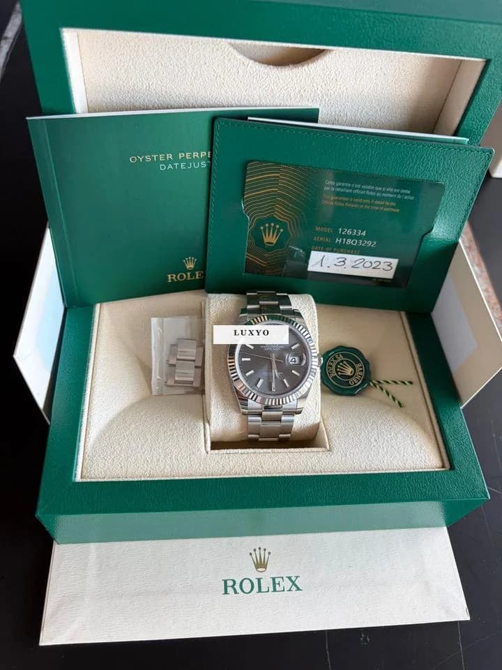 Rolex Datejust 41 Fullset, aus 2023, ungetragen - Image 1