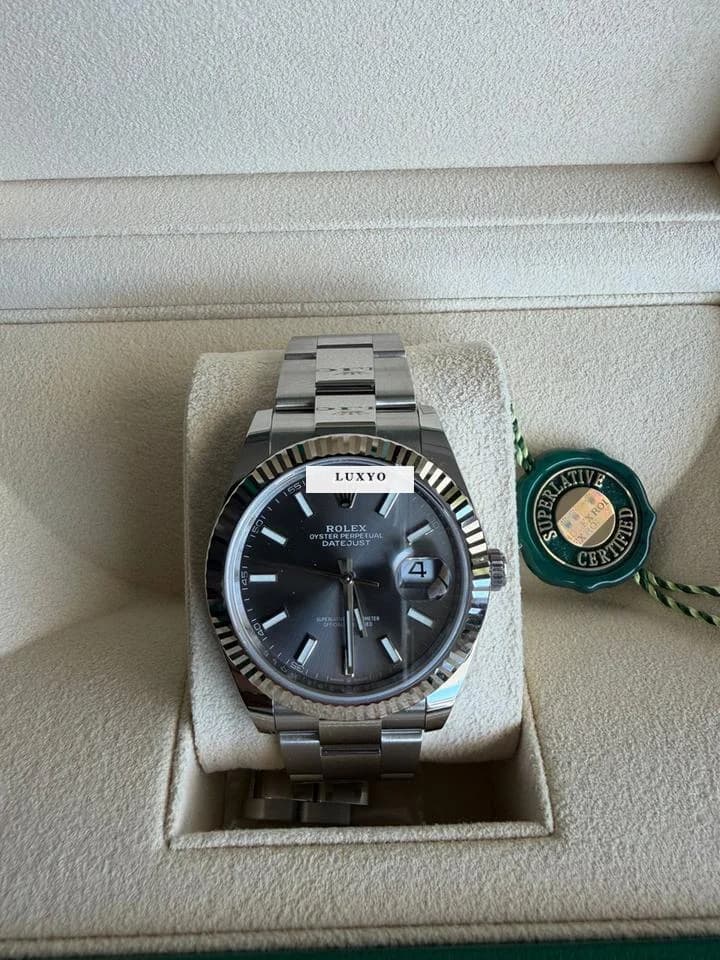 Rolex Datejust 41 Fullset, aus 2023, ungetragen - Thumbnail 2
