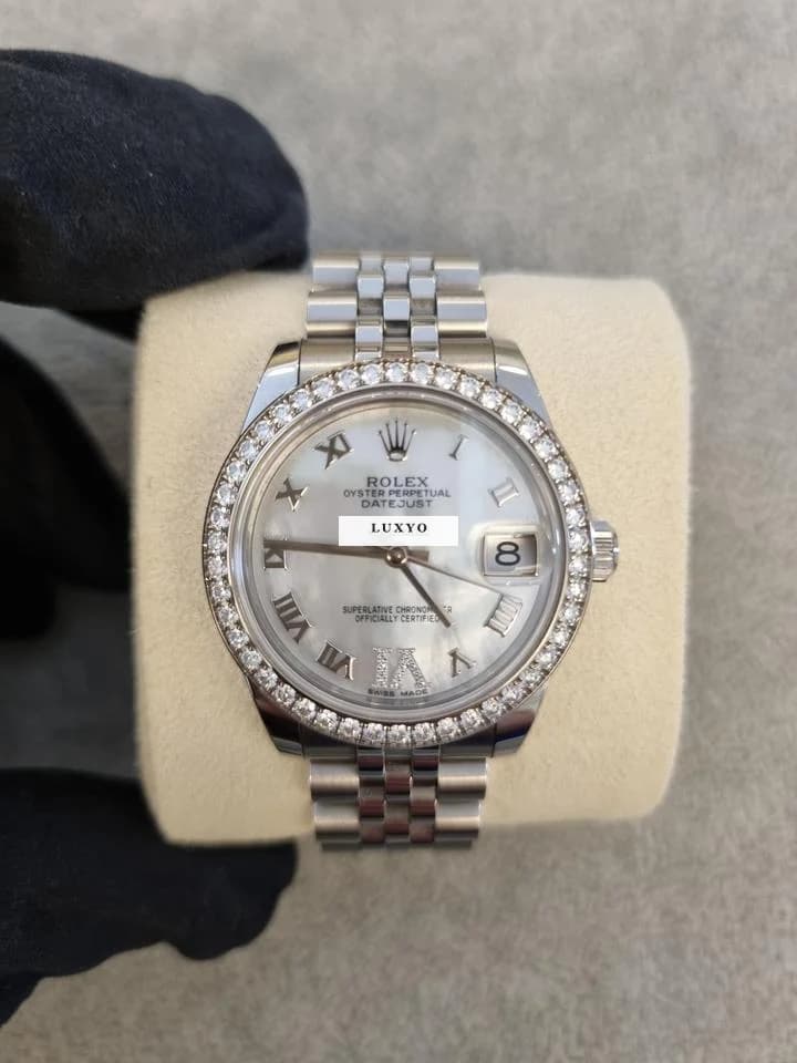 Rolex Datejust 31 Full Set 2 Bracelets Like New - Image 1