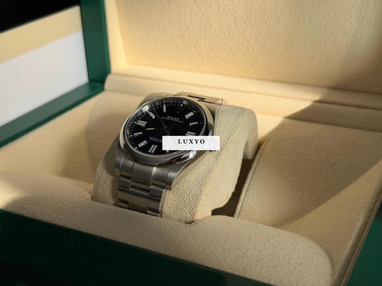 Rolex Oyster Perpetual 41 Blue Dial discontinued 2024 Full set - Thumbnail 6