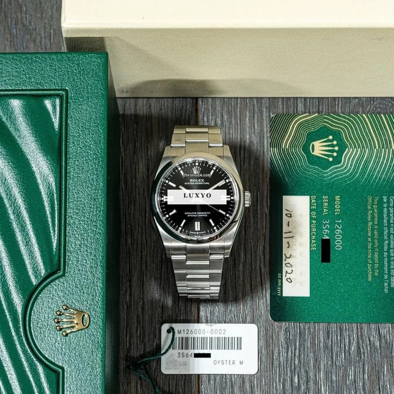 Rolex Oyster Perpetual 36 Full Set +Tag - Image 1