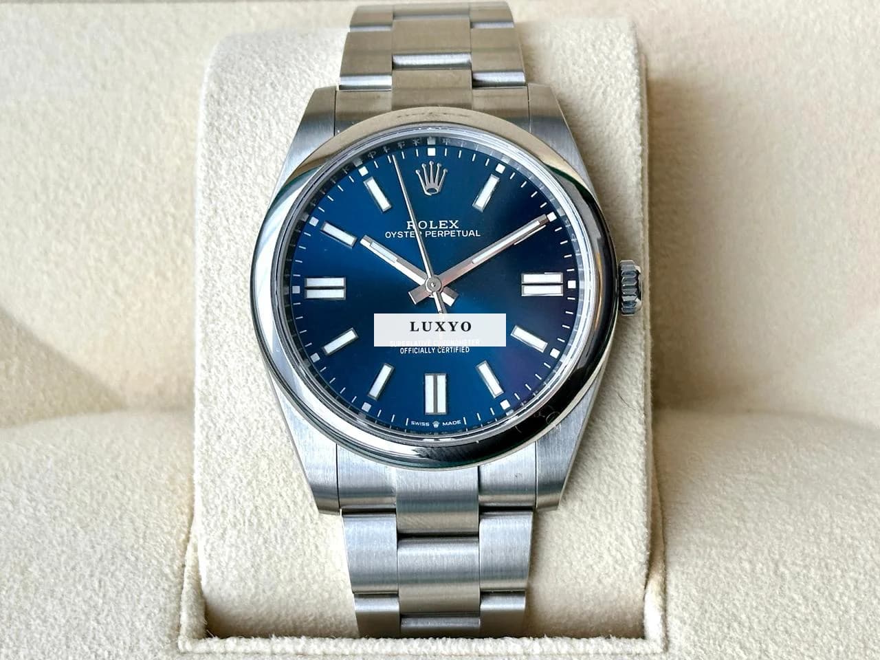 Rolex Oyster Perpetual 41 full set, unworn, watch & straps new - Image 1