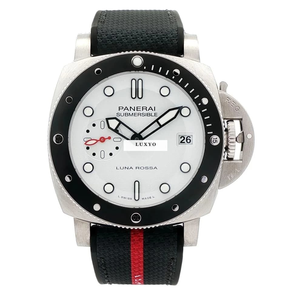 Panerai Submersible Luna Rossa Pam01579 Panerai Submersible Luna Rossa Fullset 2025 - Thumbnail 2