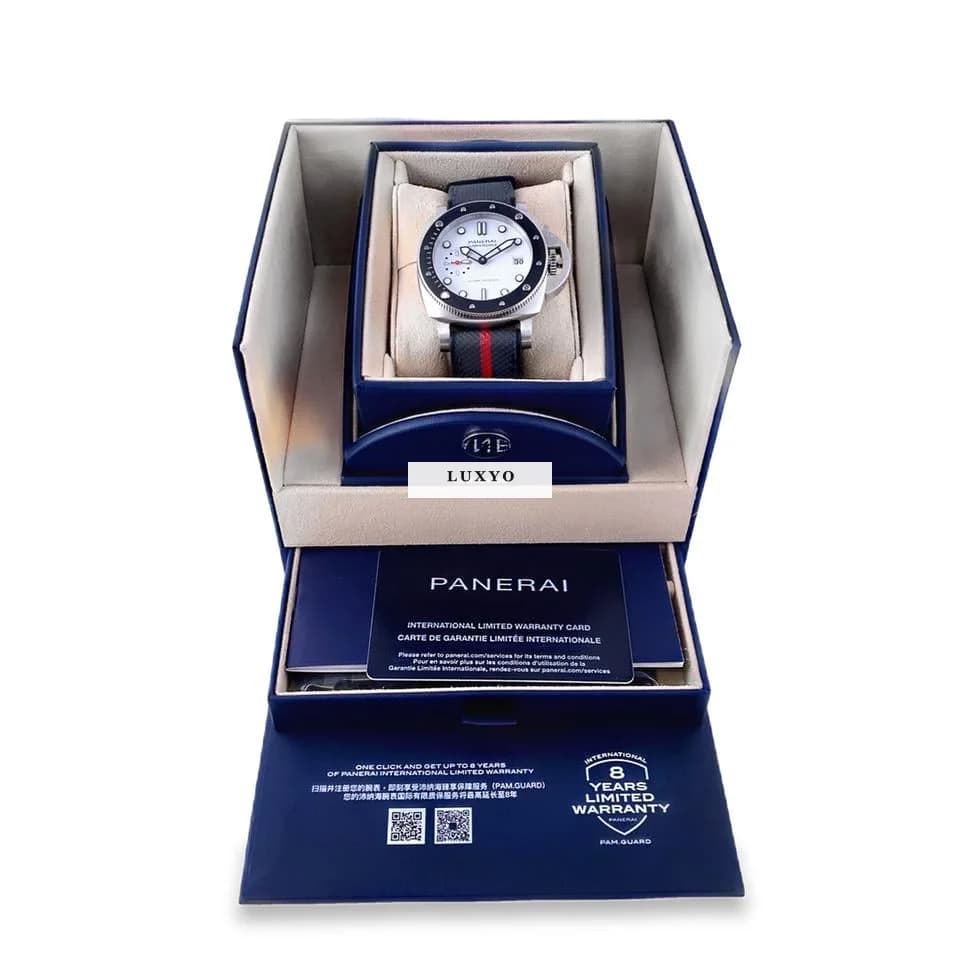 Panerai Submersible Luna Rossa Pam01579 Panerai Submersible Luna Rossa Fullset 2025 - Thumbnail 6