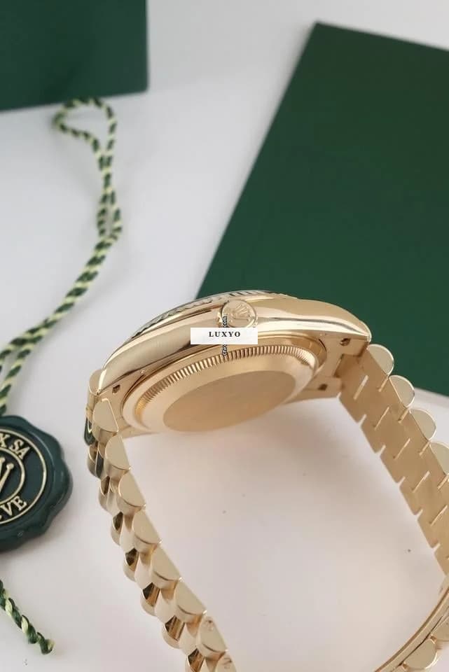 Rolex Day-Date 36  128238 Original Papiere + Box LC 100 First Buyer´s Invoice 2024 White Stick Dial - Thumbnail 5
