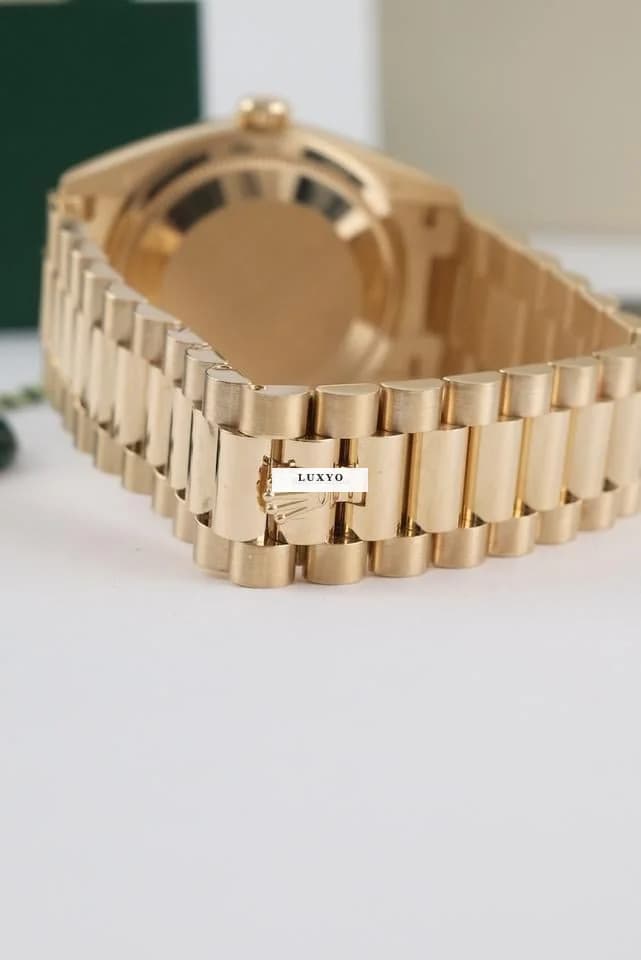Rolex Day-Date 36  128238 Original Papiere + Box LC 100 First Buyer´s Invoice 2024 White Stick Dial - Thumbnail 6