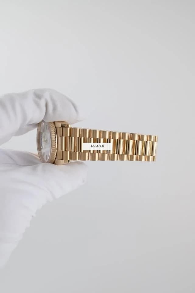Rolex Day-Date 36  128238 Original Papiere + Box LC 100 First Buyer´s Invoice 2024 White Stick Dial - Thumbnail 7